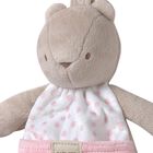Baby Girls Pink & Beige Squirrel Doudou Comforter, 3, hi-res
