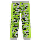 Boys Grey & Green Camouflaged Joggers, 1, hi-res