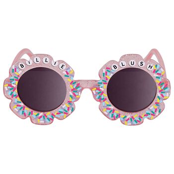 Girls Pink Logo Sunglasses