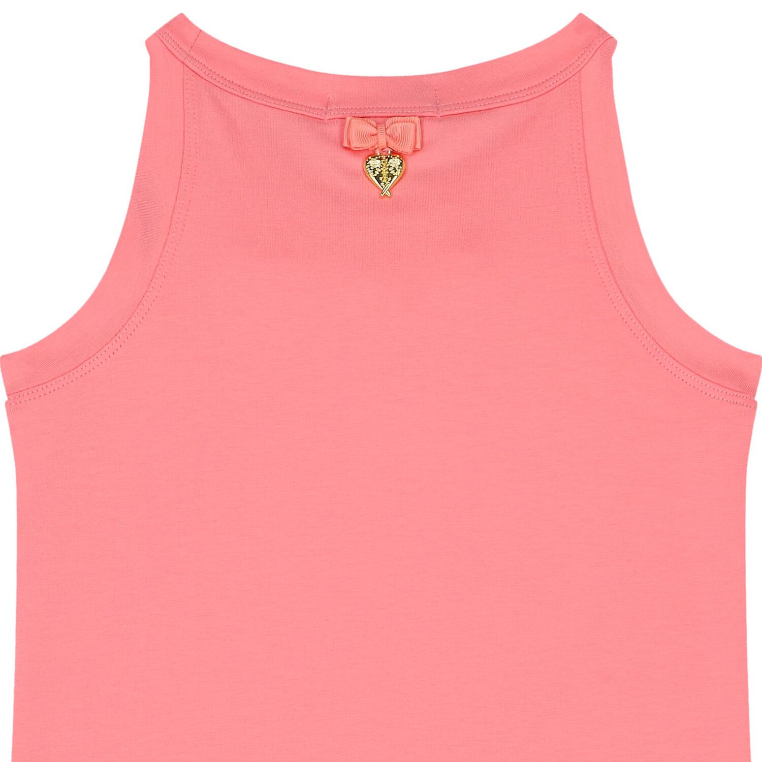 Girls Coral Roses Top, 2, hi-res