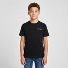 Boys Black Logo T-Shirt, 1, hi-res