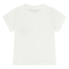 Younger White & Beige Teddy Bear Shorts Set, 2, hi-res