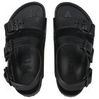 Black Logo Milano Eva Sandals, 1, hi-res