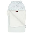 Baby Boys Blue & Ivory Teddy Bear Logo Baby Nest, 2, hi-res