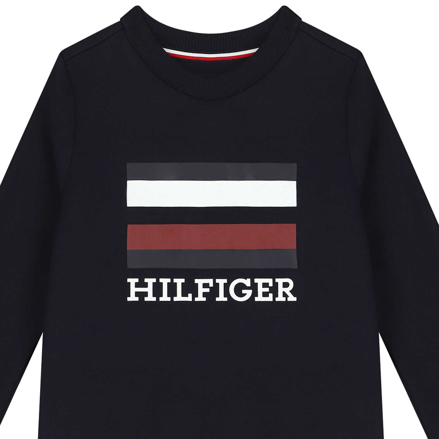 Boys Navy Blue Logo Sweat Shirt, 1, hi-res