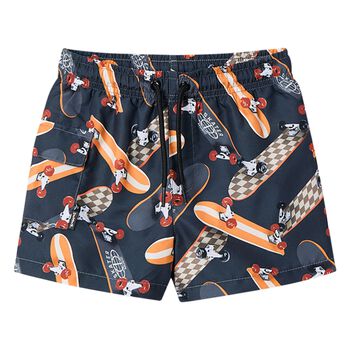Boys Grey Skate Board Swim Shorts