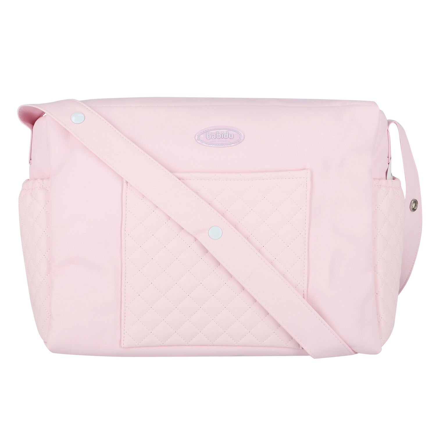Pink Quilted Baby Changing Bag, 2, hi-res
