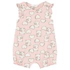 Baby Girls Pink & White Rompers ( 3-Pack ) , 1, hi-res
