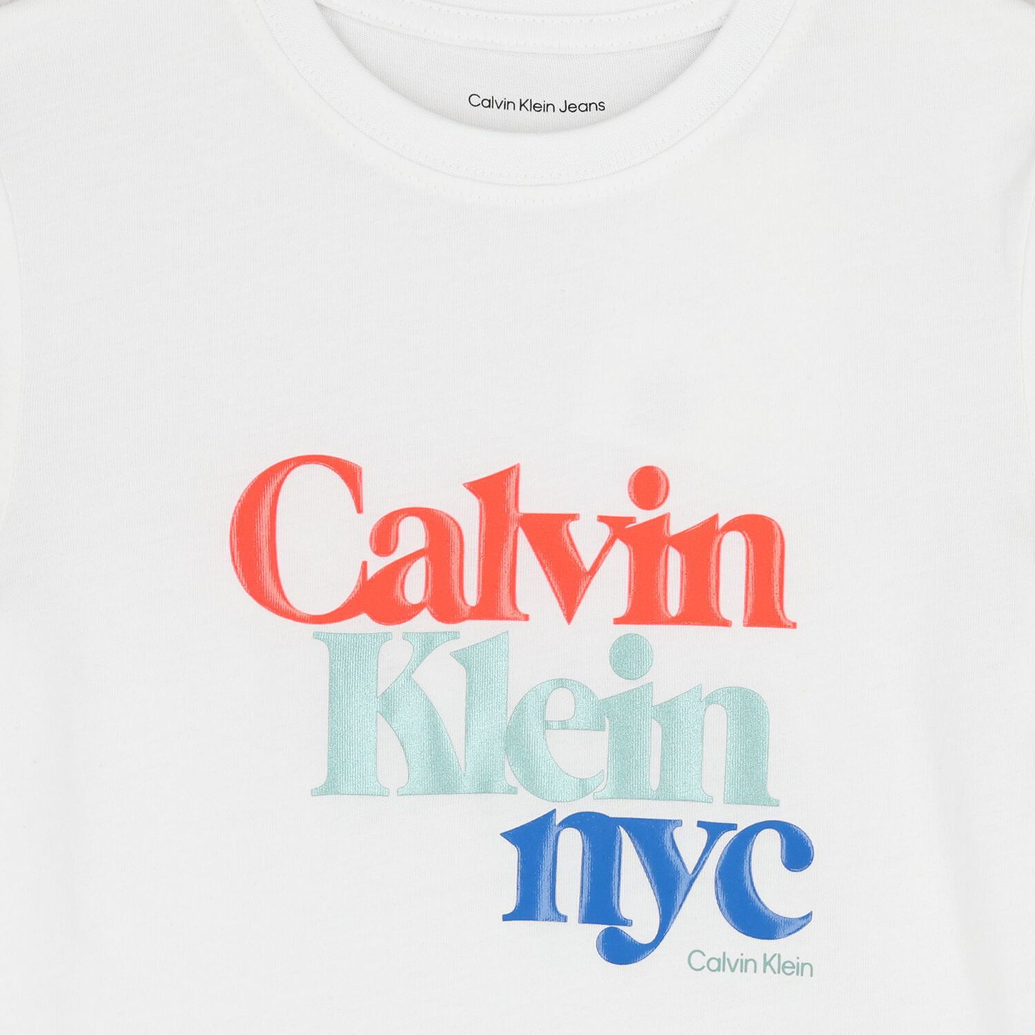 Girls White Logo T-Shirt, 2, hi-res image number null