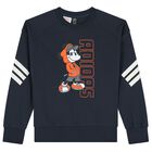 Navy Blue Disney Logo Tracksuit, 1, hi-res