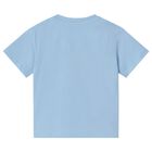 Younger Boys Blue Logo T-Shirt, 2, hi-res