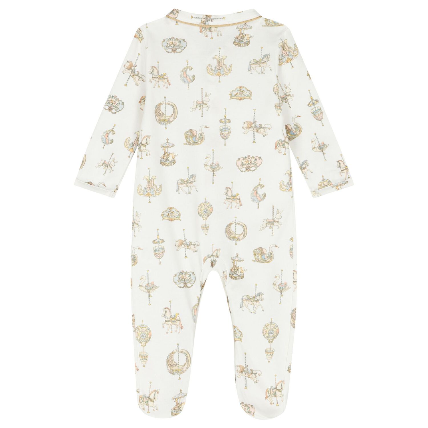 White Carousel Babygrow, 1, hi-res image number null