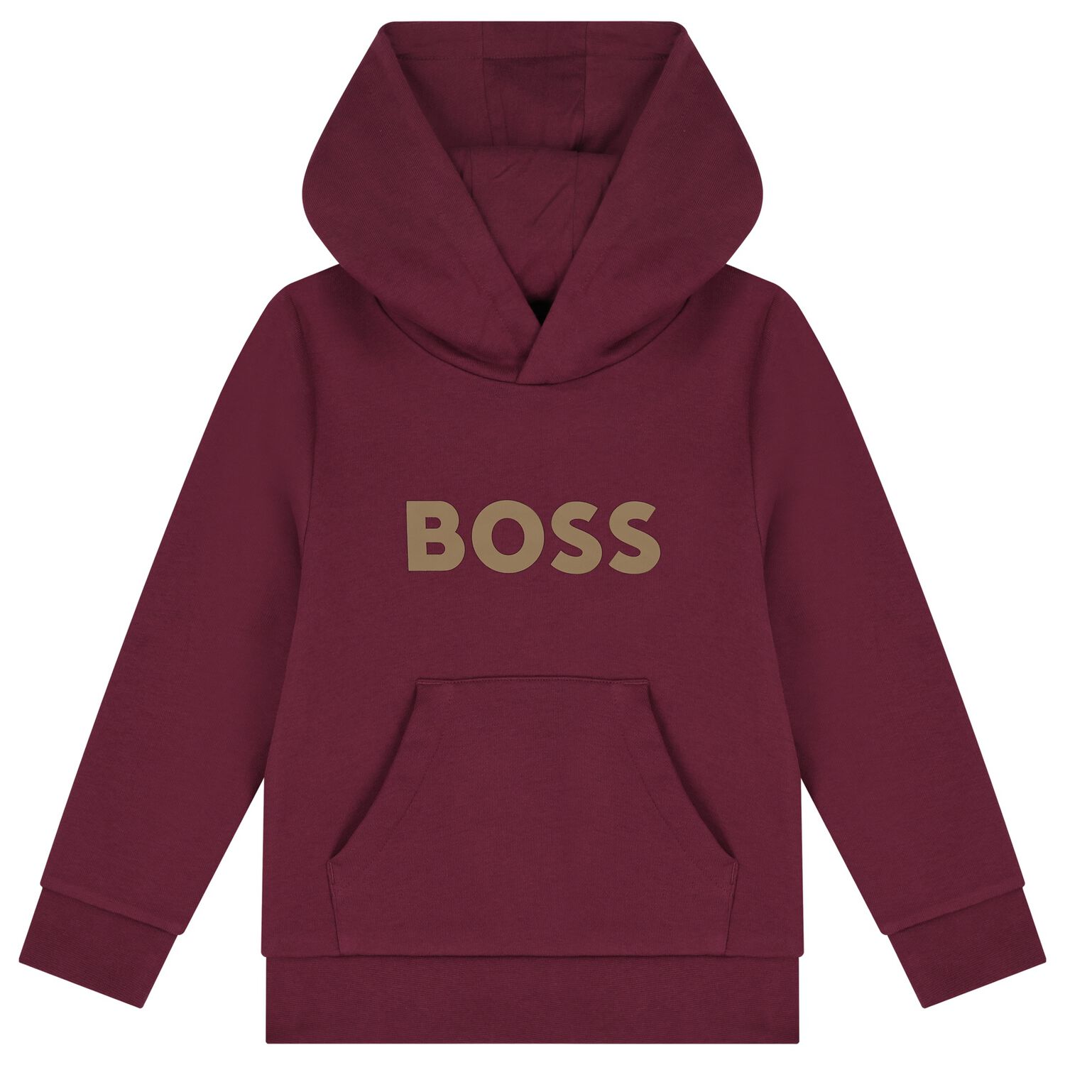 Boys Red Logo Hooded Top, 3, hi-res image number null