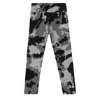 Girls Black & Grey Logo Leggings, 1, hi-res