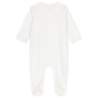 Baby Boys White & Green Dinosaur Babygrows ( 2-Pack ), 1, hi-res