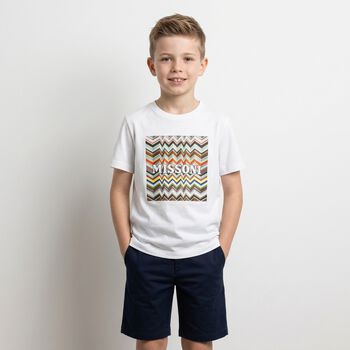 Boys White Logo T-Shirt