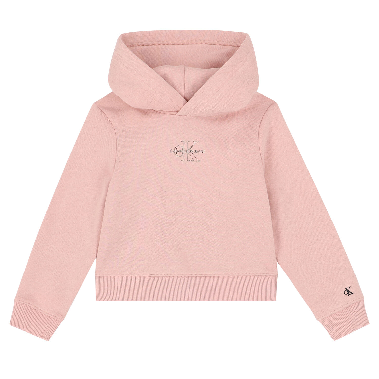 Girls Pink Logo Hooded Top, 1, hi-res image number null