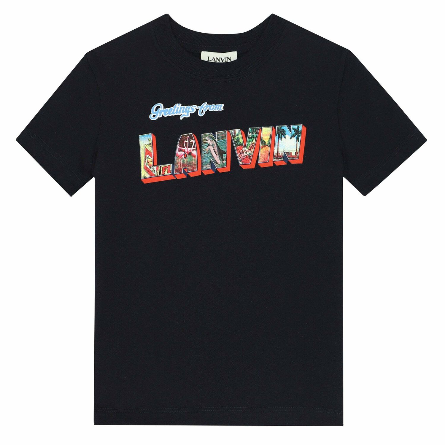 Boys Navy Logo T-Shirt, 1, hi-res image number null