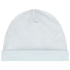 Baby Boys Blue Logo Babygrow Set, 5, hi-res