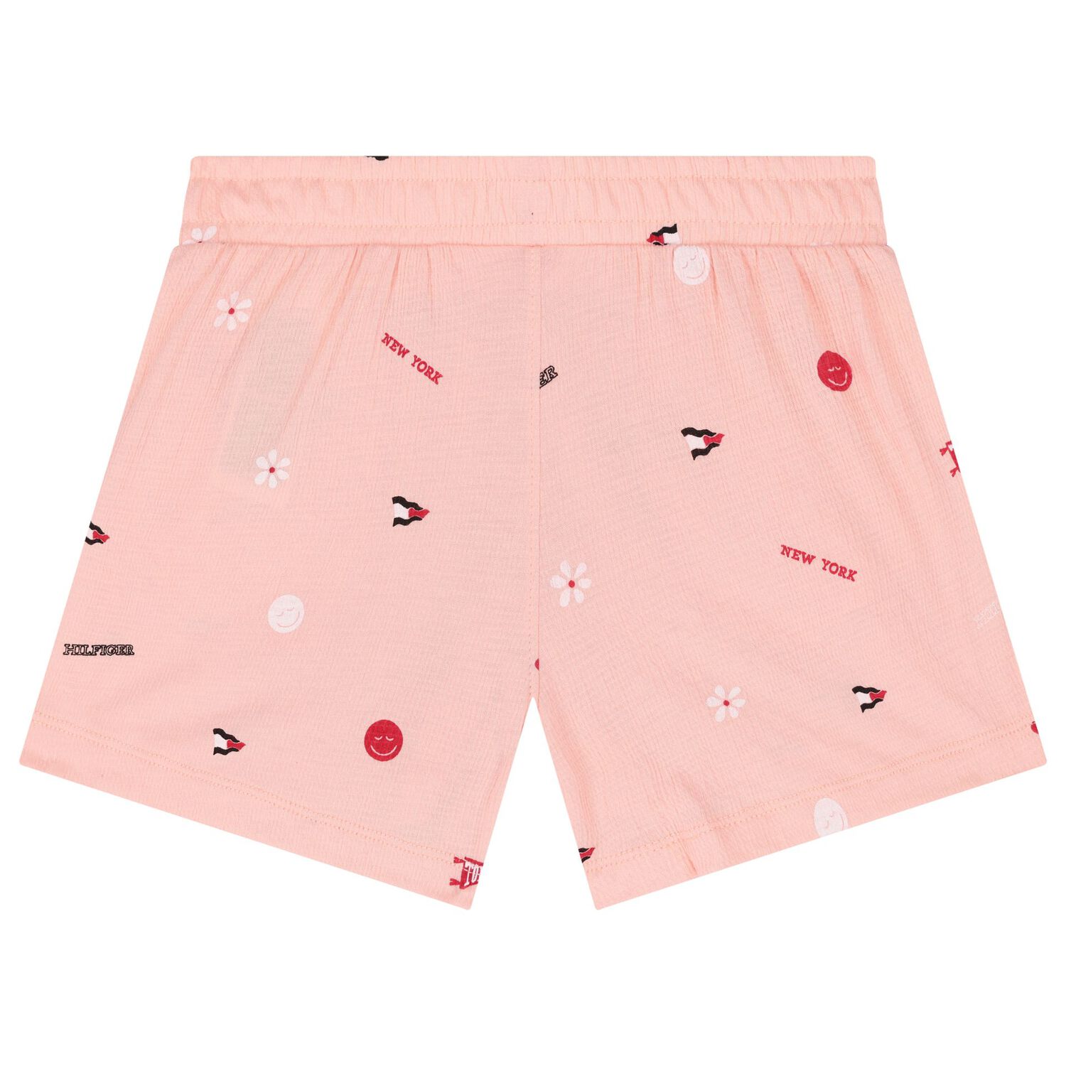 Girls Pink Logo Shorts Set, 1, hi-res image number null