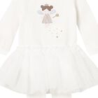 Baby Girls White 3 Piece Bodysuit & Tutu Set, 3, hi-res