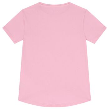 Girls Pink Logo T-Shirt