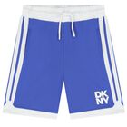 Blue & White Logo Shorts, 1, hi-res