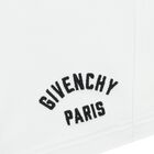 Boys White Logo Shorts, 1, hi-res