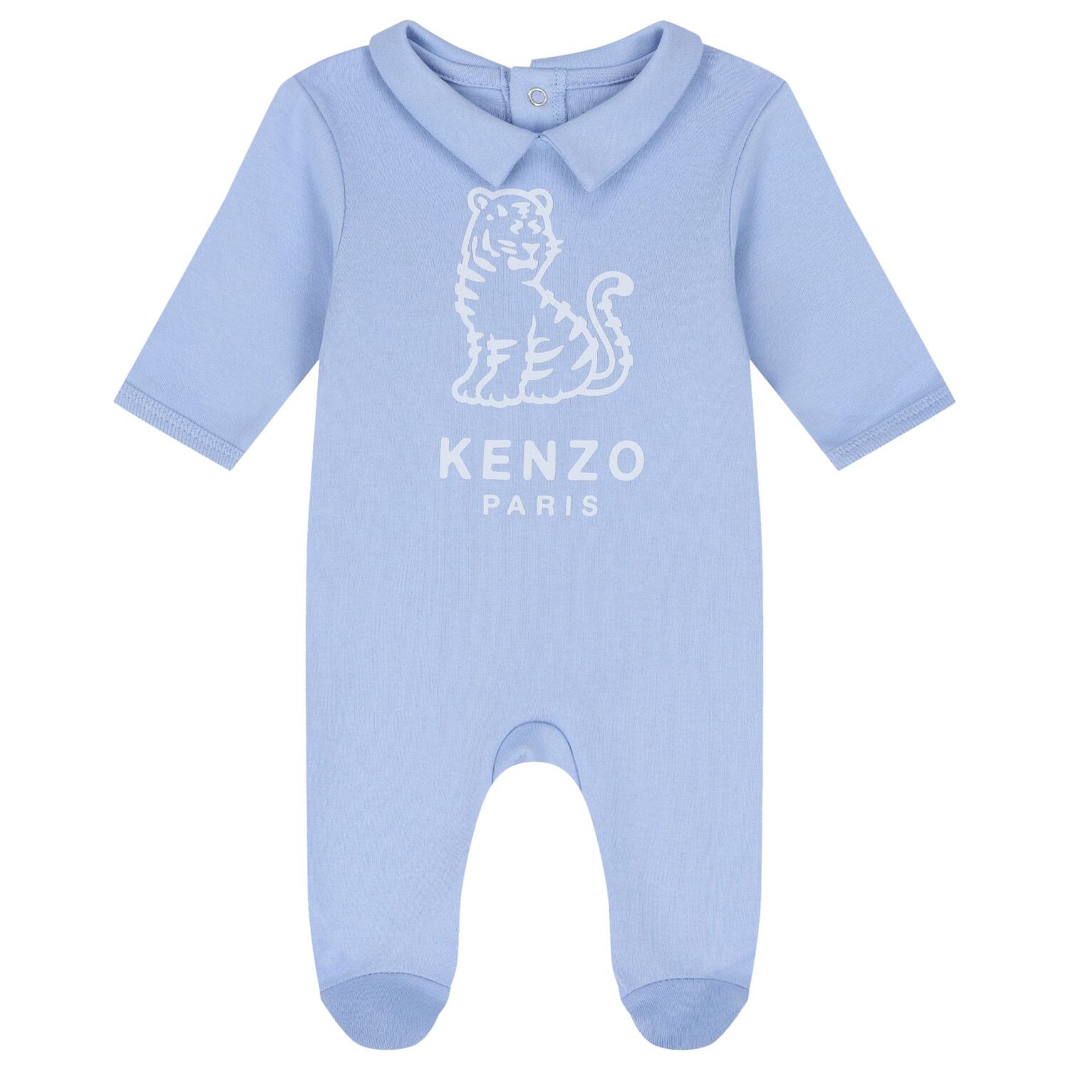 Blue Tiger Logo Babygrows ( 2 Pack ), 2, hi-res