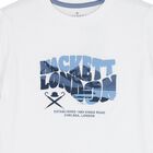 Boys White Logo T-Shirt, 1, hi-res