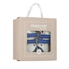 Baby Boys White Logo Trainers, 1, hi-res