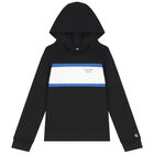 Boys Black Logo Tracksuit, 1, hi-res