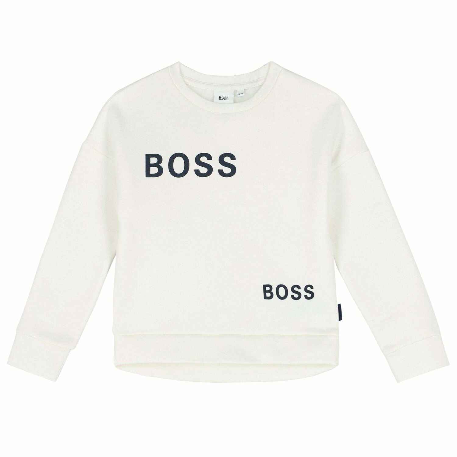 Girls Ivory Logo Sweatshirt, 1, hi-res