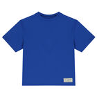 Oversized Blue Logo T-Shirt, 4, hi-res