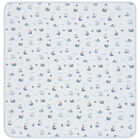 Baby Boys White Boats At Sea Blanket, 1, hi-res
