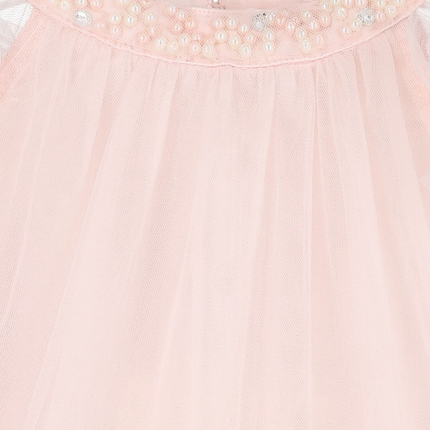 Baby Girls Pink Ruffled Tulle Dress Set, 1, hi-res image number null