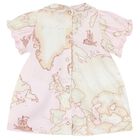 Baby Girls Pink & Ivory Geo Map Babygrow Gift Set, 1, hi-res