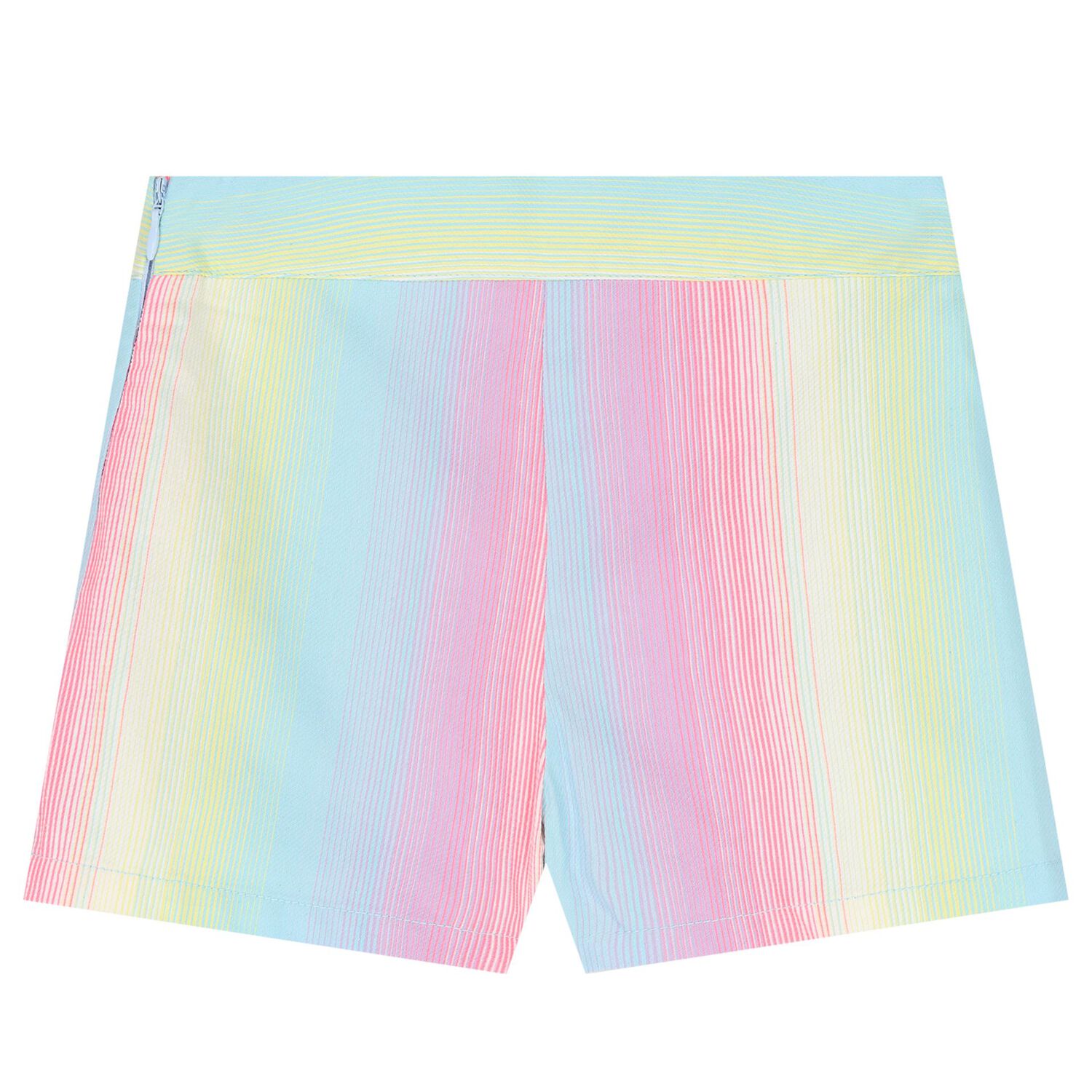 Girls Multi-Coloured Striped Shorts, 1, hi-res image number null