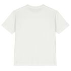 Boys White Logo T-Shirt, 1, hi-res