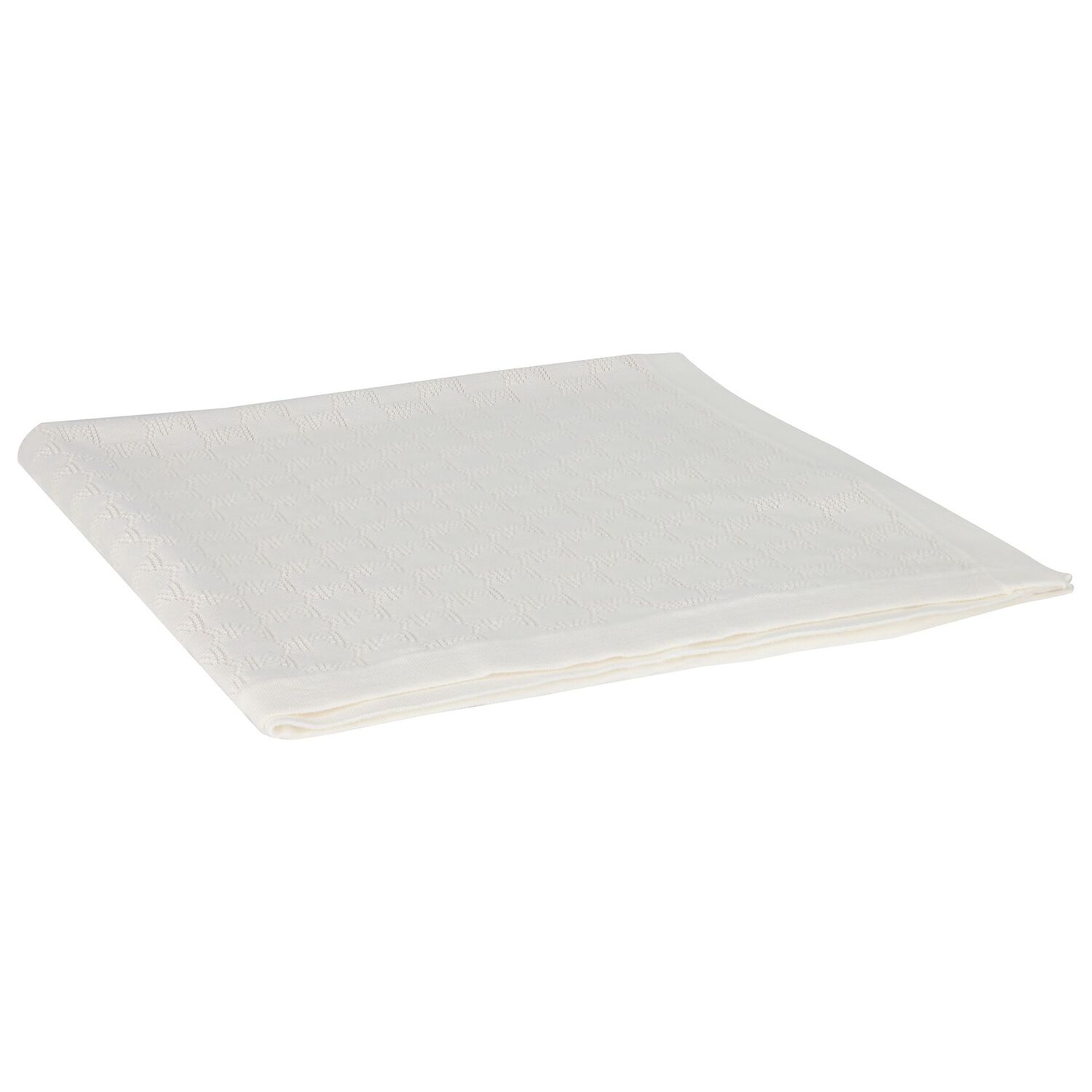 Baby Girls Ivory & Pink Logo Blanket, 1, hi-res