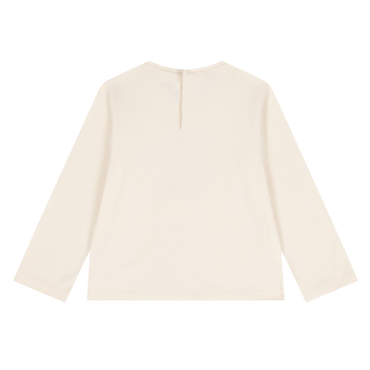 Younger Girls Ivory & Navy Blue Cat 3 Piece Tracksuit, 1, hi-res