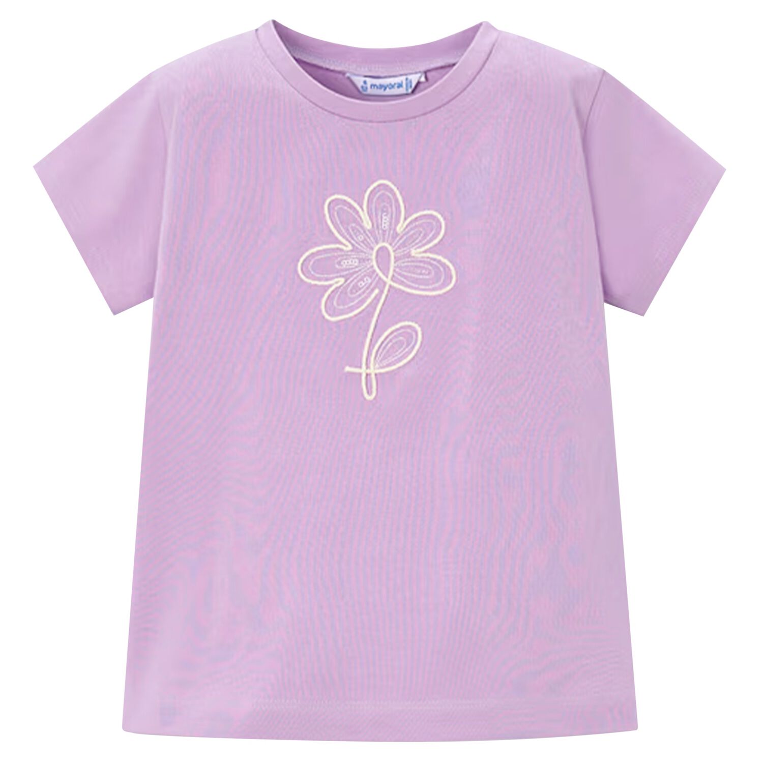 Girls Purple Flower T-Shirt, 2, hi-res