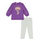 Younger Girls Purple & Grey Disney Leggings Set, 1, hi-res