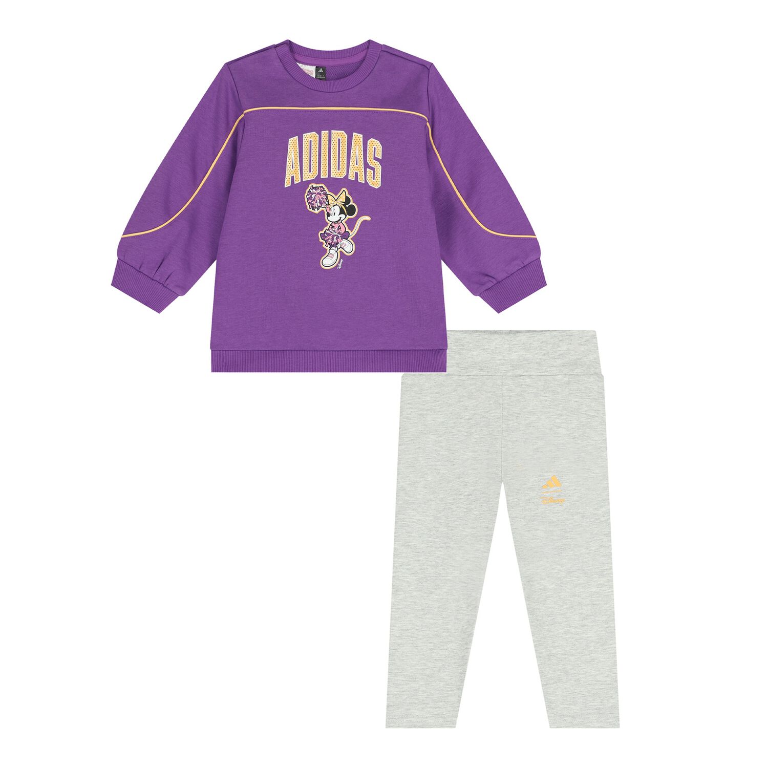 Younger Girls Purple & Grey Disney Leggings Set, 1, hi-res