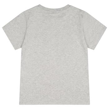 Boys Grey Logo T-Shirt 