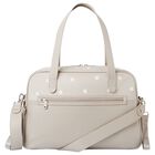 Beige Logo Stars Baby Changing Bag, 1, hi-res