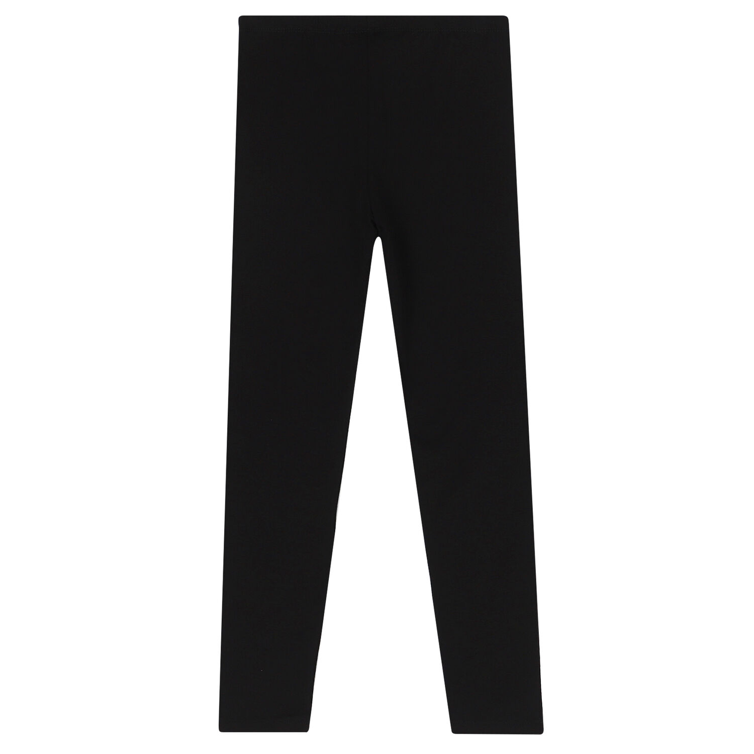Girls Black Logo Leggings, 1, hi-res