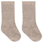 Baby Girls Beige, Ivory & Pink Socks ( 6 Pack ), 2, hi-res