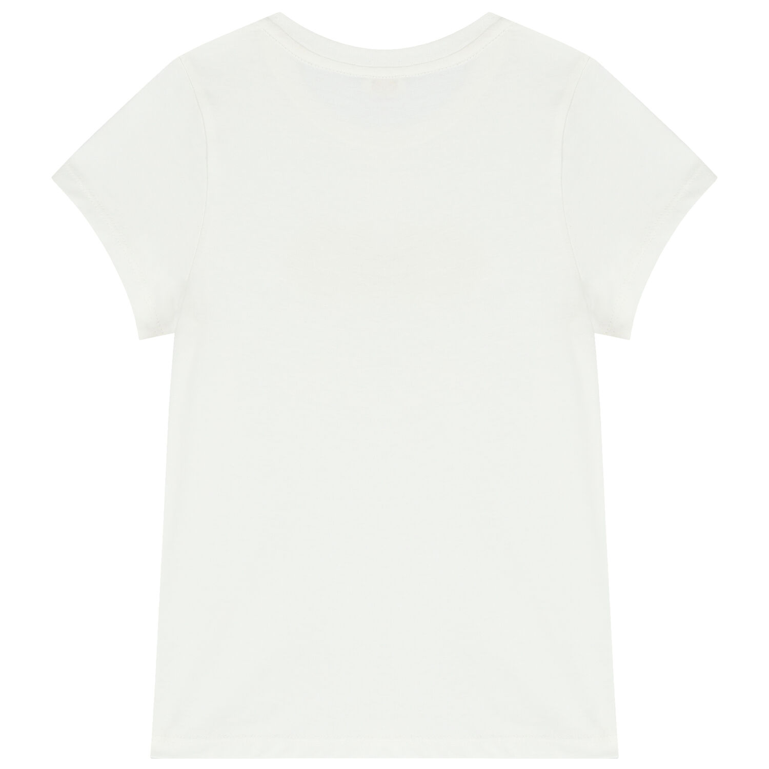 Girls Ivory Logo T-Shirt, 1, hi-res