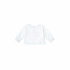 Baby Girls White Long Sleeve Top, 1, hi-res
